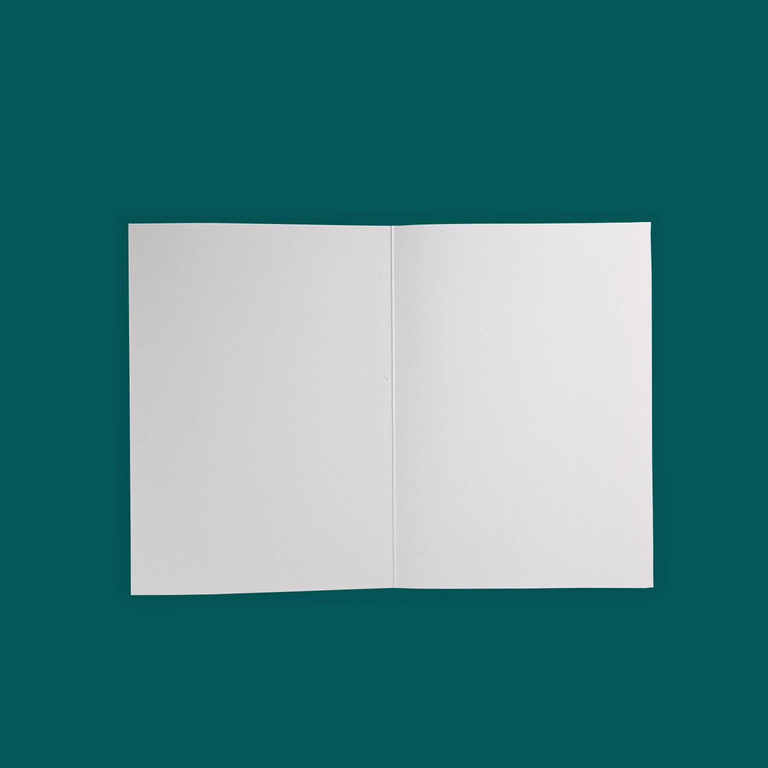 Inside of blank top surgery card, ready for your own message. Printed on recycled paper in Berlin.
